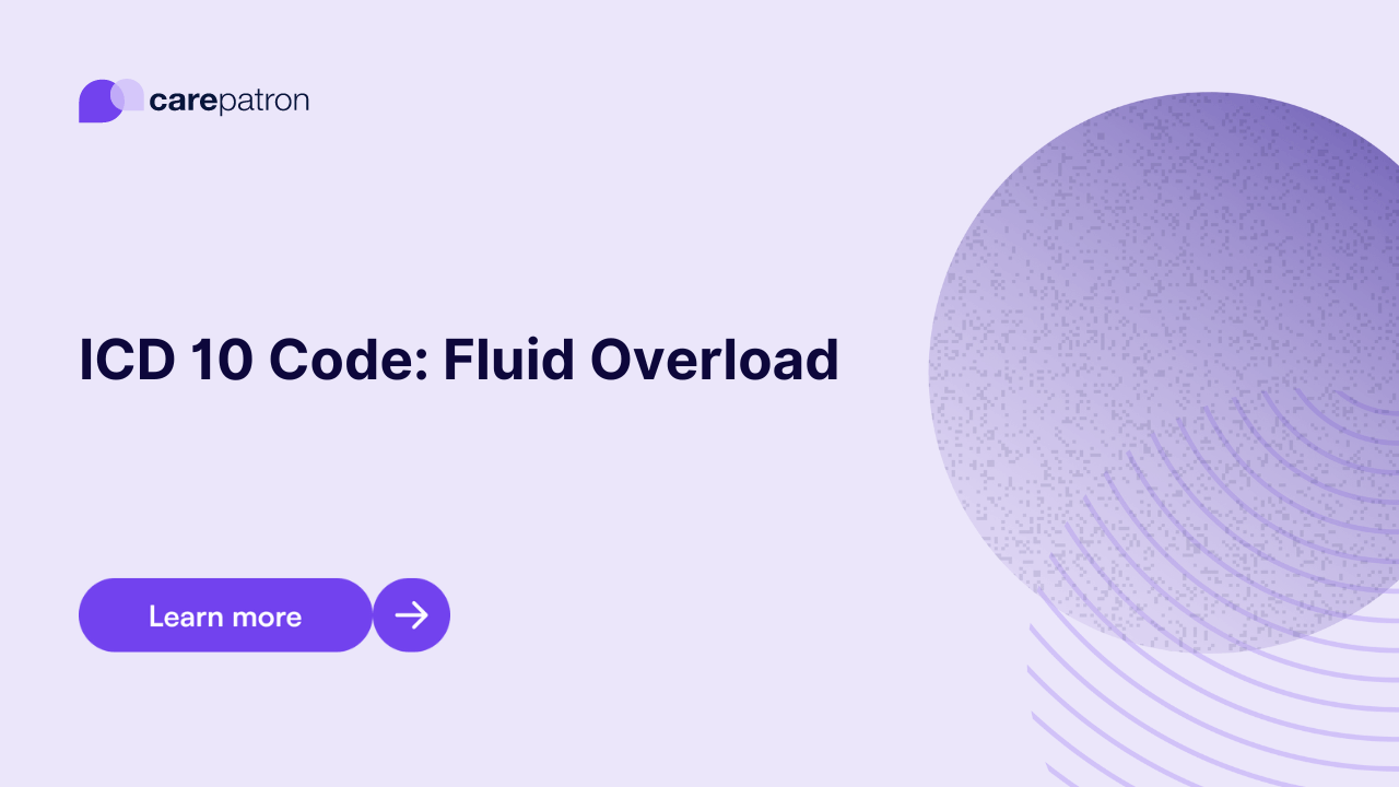 Fluid Overload ICD10CM Codes 2023